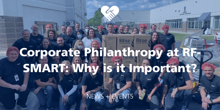 Why is corporate philanthropy important at RF-SMART