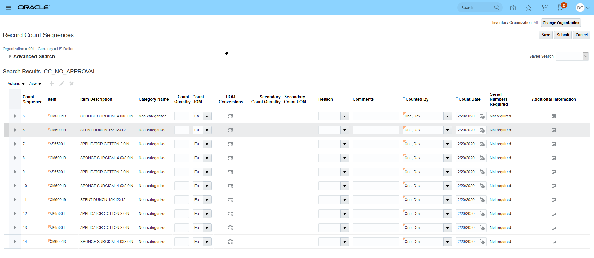 Nerds' Eye View: Oracle Cycle Counting in SCM Cloud