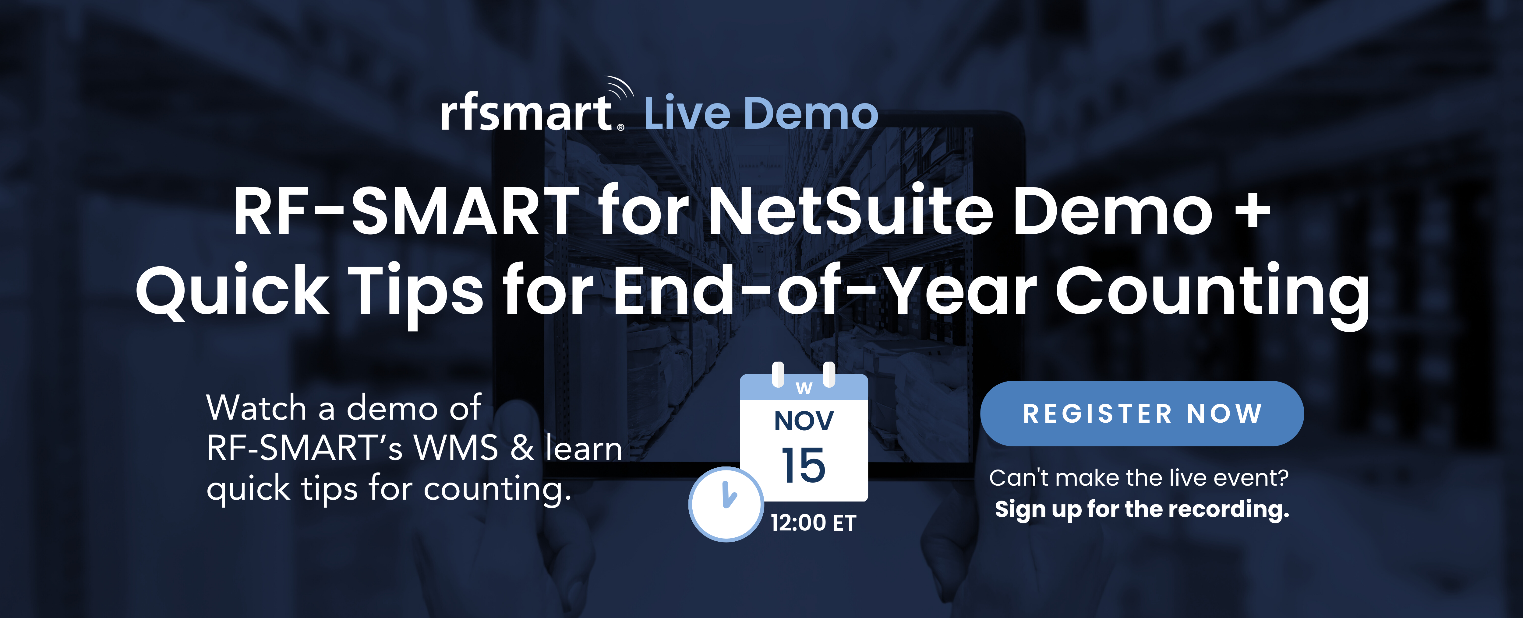Webinar - Demo + Quick Tips for End-of-Year Counting (November 2023)